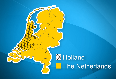 The Netherlands and Holland