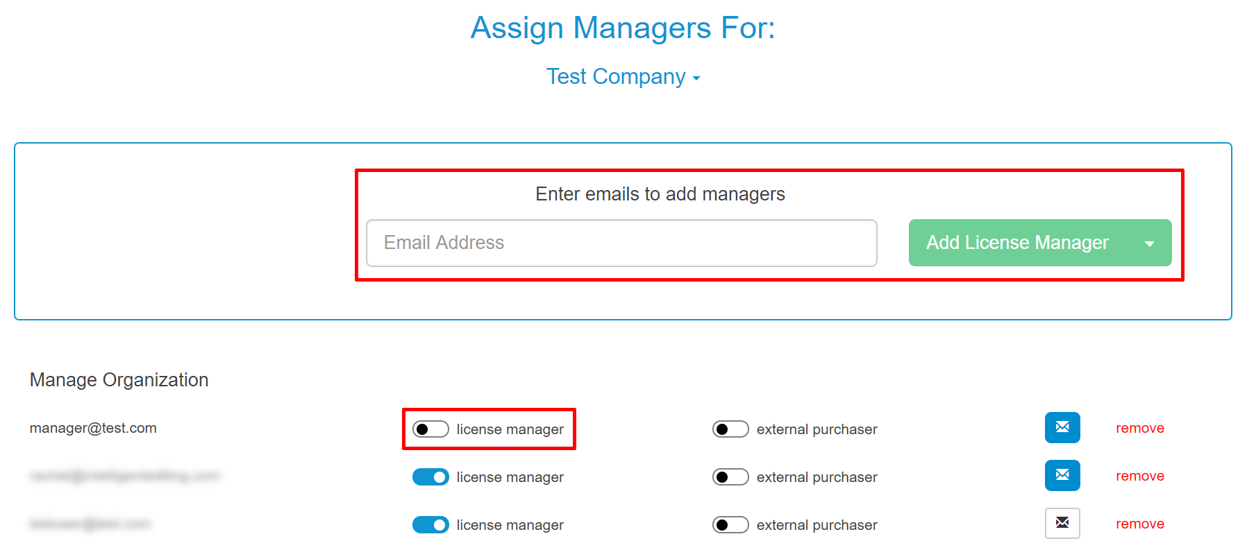 AssignManagers